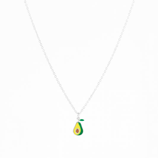 Avocado Sterling Silver Necklace