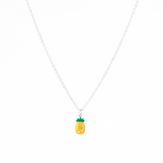 Pineapple Sterling Silver Necklace